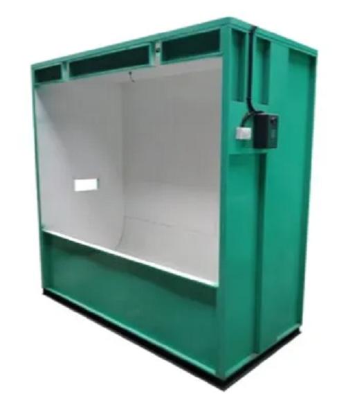 JAY GANESH ECOTECH SYSTEM 6 x 8 x 6 ft Powder Coating Booth PCB-01 2 Filters 7 CMH