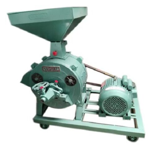 16280-512_image_0.jpg VISHAL 3 hp Semi Automatic Horizontal Atta Chakki Machine ACM-03 40 kg/hr