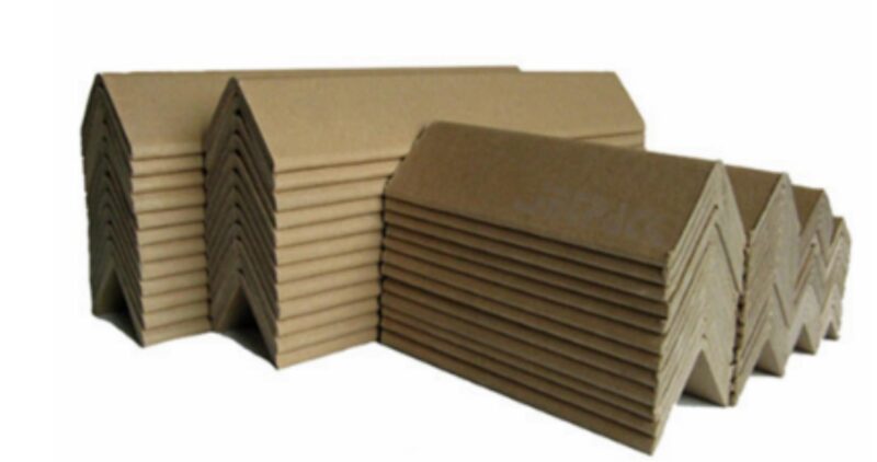 L Shaped Edge Paper Angle Board Brown