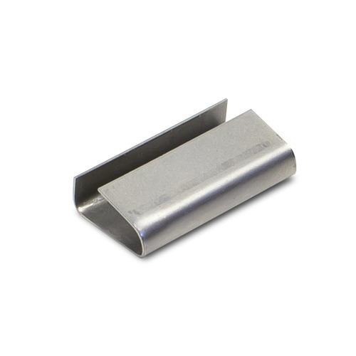 16282-779_image_0.jpeg Strapping Clips Colour Coated Galvanized 12 mm Silver
