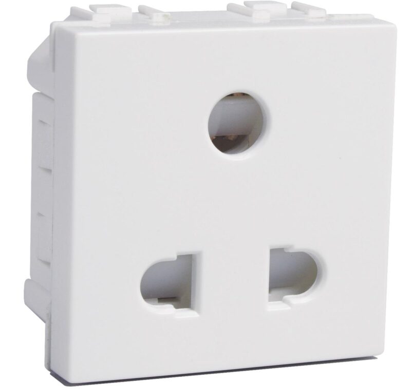 HAVELLS 6 A White 3 Pin Plug Electrical Sockets