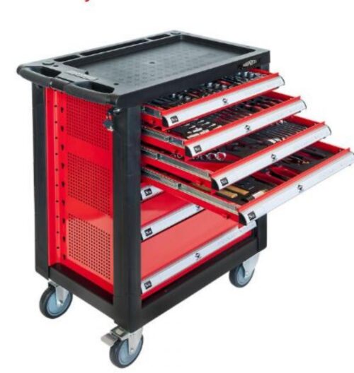 16284-38_image_0.jpg SHREETECH 7 drawer Mild Steel Tool Trolley