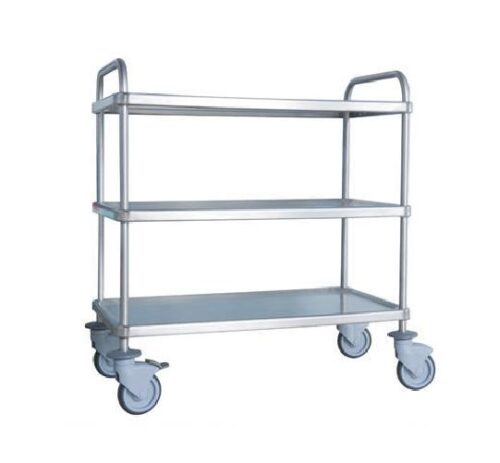 THE GLOBAL PHARMA Instrument Trolley Stainless Steel 24 x 18 x 32 inch