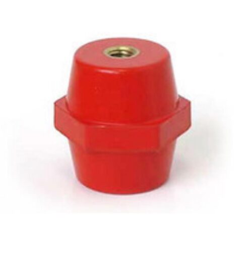 Hexagonal Red Four Pole Busbar Support