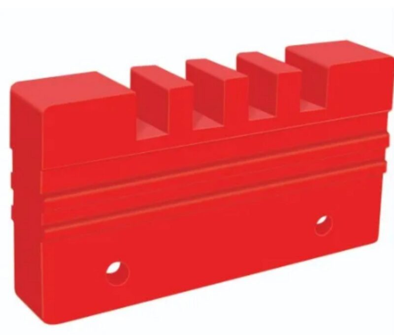 Finger support Red Four Pole Busbar Support