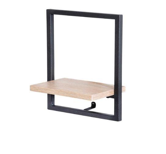 Open Metal & Wood Bookshelf