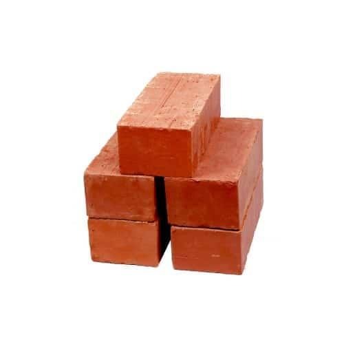 Natural Clay Rectangular Red Bricks 275 x 120 x 80 mm