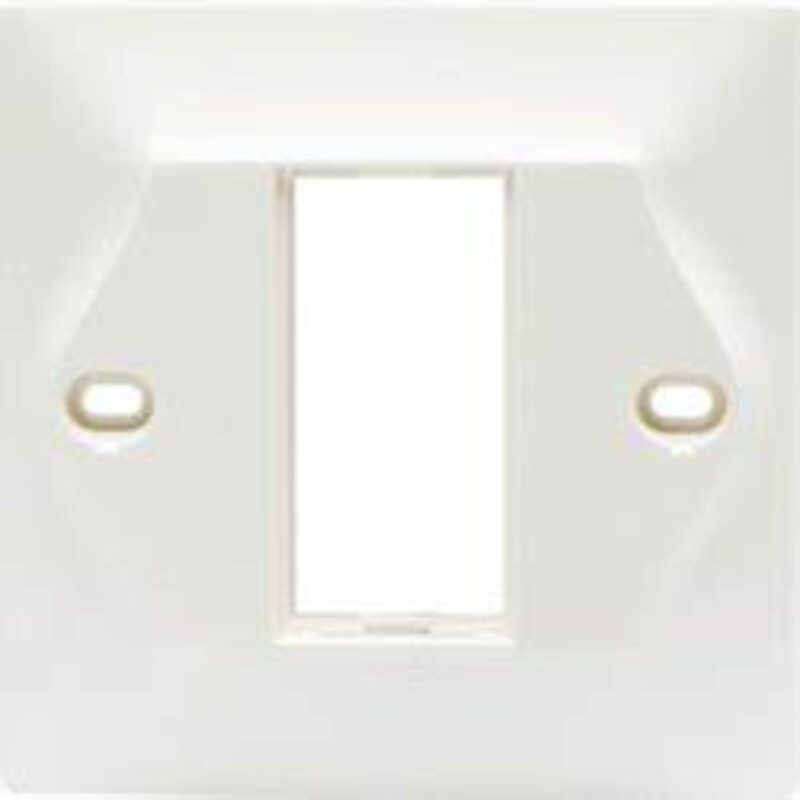 INDOASIAN 1 Module White Modular Switch Plate Cover