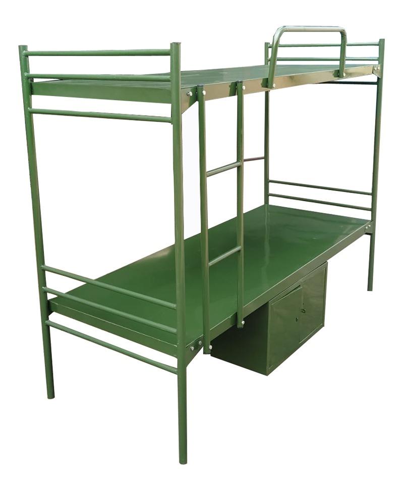 Sharon Steel 2 Tier Hostel Bed 6 x 3   ft Green