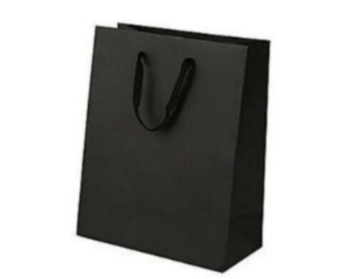 16310-319_image_0.jpg Plain Paper Bag 1 Kg Black