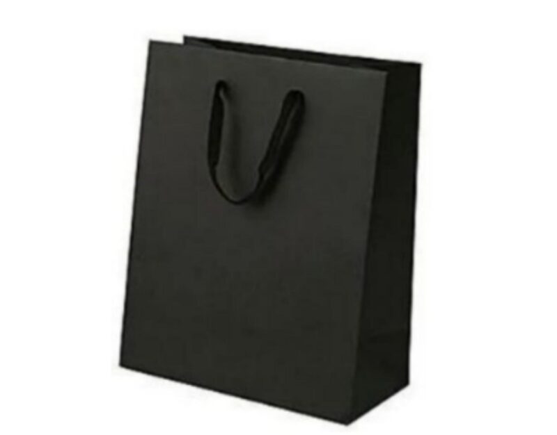 16310-319_image_0.jpg Plain Paper Bag 1 Kg Black
