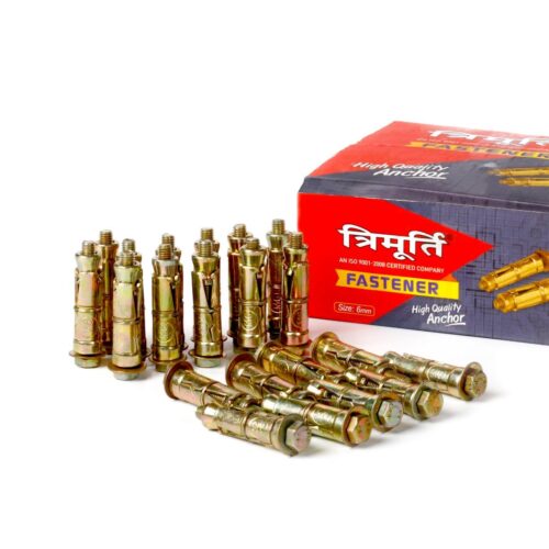 16322-1267_image_0.jpeg Trimurti Fastener 6 mm Brass 8.8 Anchor Bolts 6 cm