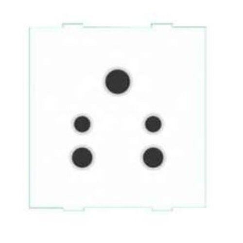 ANCHOR 10 A White 3 Pin Plug Electrical Sockets