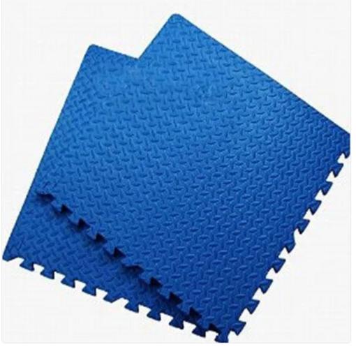 Floor Mats Wiper Recycled Rubber 70 x 60 cm Blue