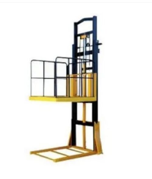 Lucrative Mild Steel Upto 12000 mm Hydraulic Goods Lift Upto 500 kg