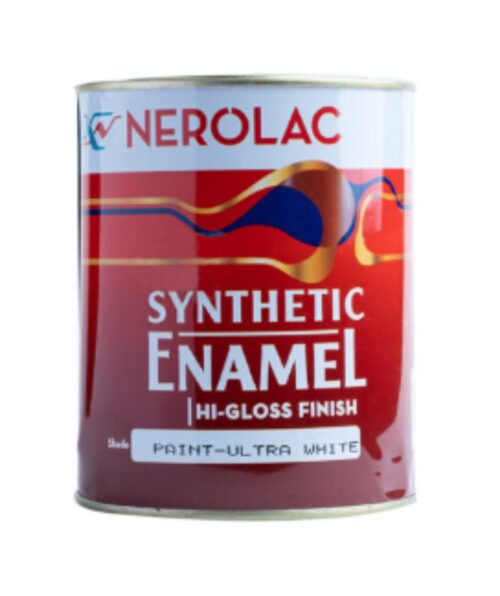 NEROLAC Synthetic Enamel PNS1 Oil Based Ultra White Enamel Paints
