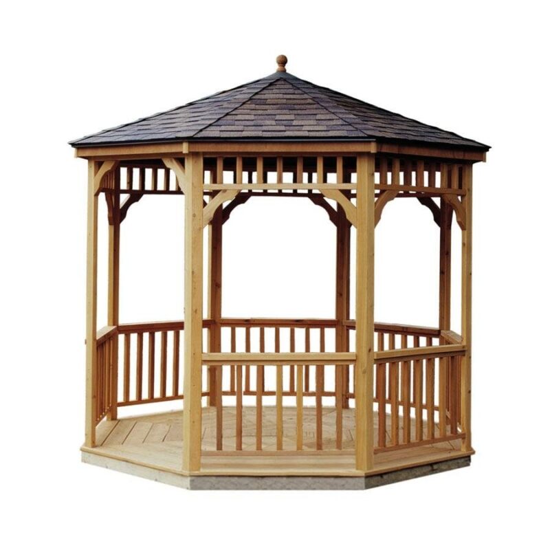 16328-47_image_0.jpg Northern Poly Products FRP Gazebo 10 x 10 x 10 ft