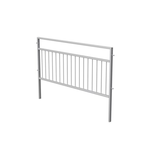 16330-333_image_0.jpg Asilo Mild Steel 2000 x 1000 mm Pedestrian Guardrail IS 4912