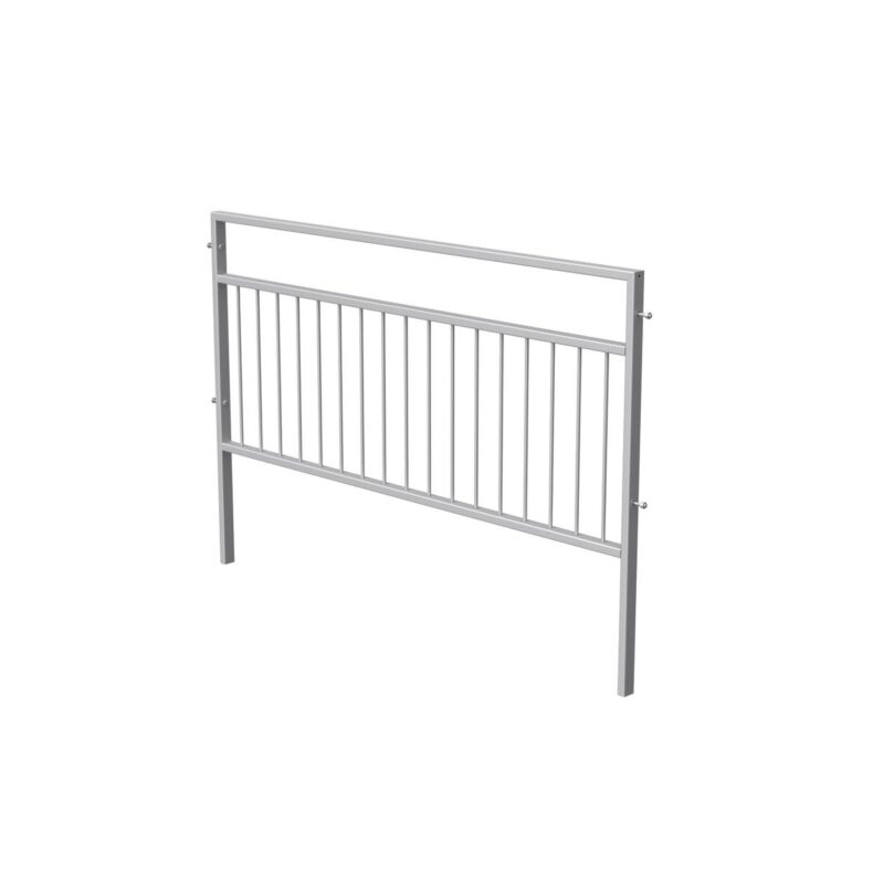 16330-333_image_0.jpg Asilo Mild Steel 2000 x 1000 mm Pedestrian Guardrail IS 4912