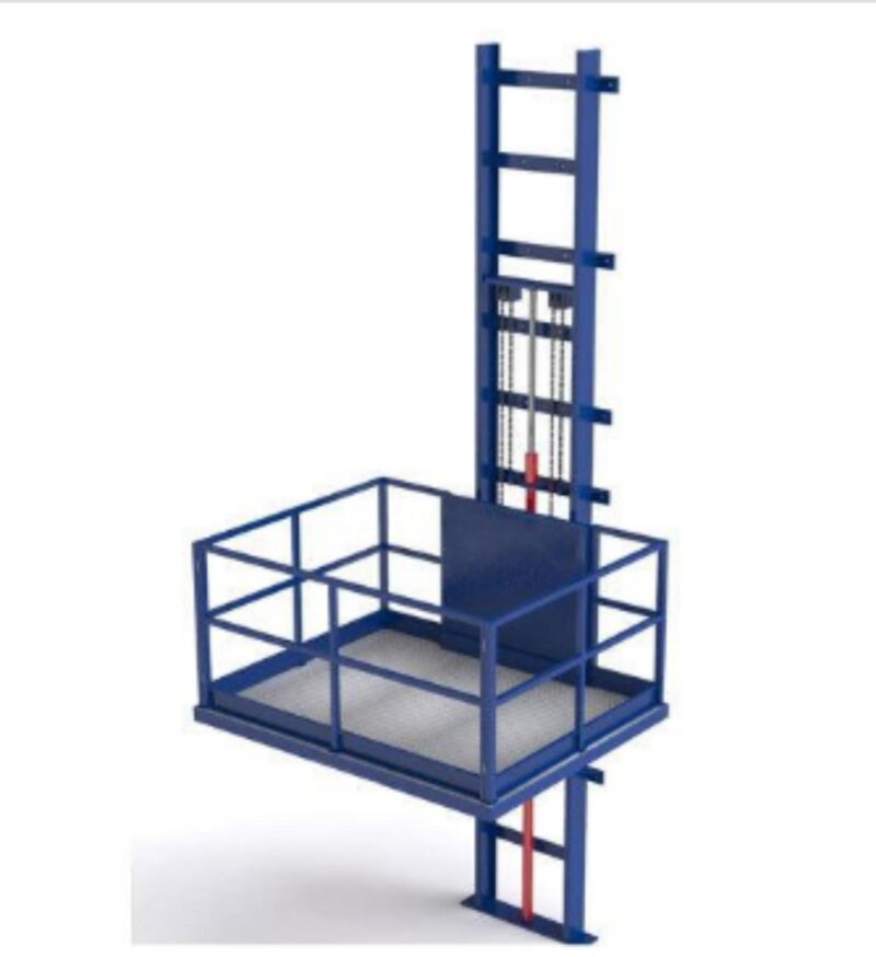 16330-76_image_0.jpg SBR NEW Mild Steel 10 ft Hydraulic Goods Lift 10 ton