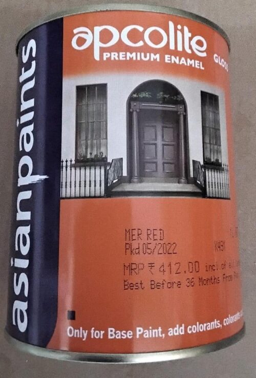 Oil Based Red Synthetic Enamel Paints 4 L