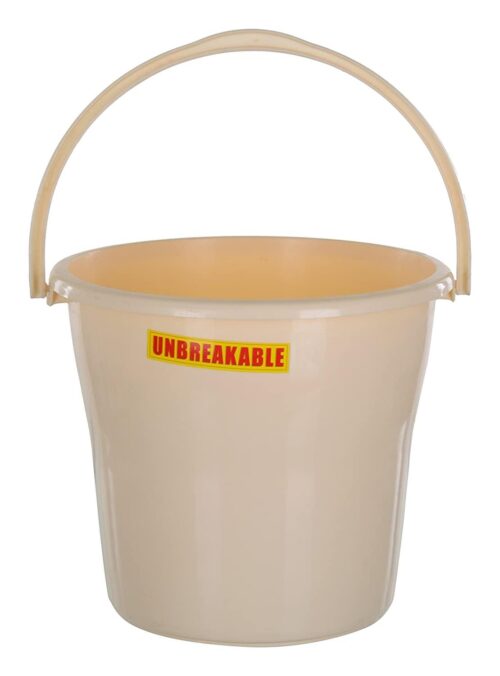 Plastic 15 L Bucket 20 x 10 x 10 cm Beige
