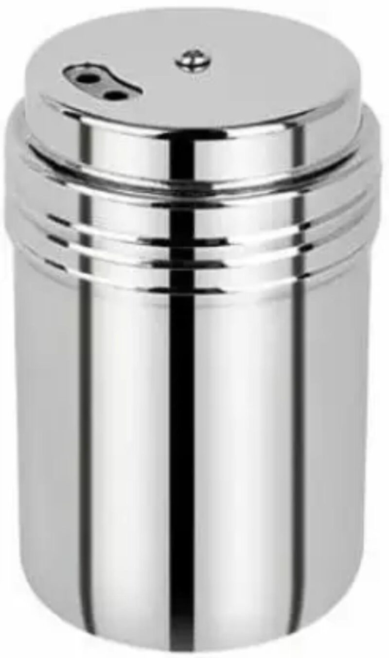 Stainless Steel 100 mL Cylindrical Silver Food Storage Cans