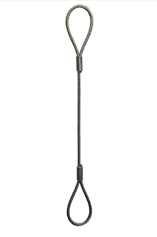 2 ft Thimble and Thimble Wire Rope Sling 100 kg