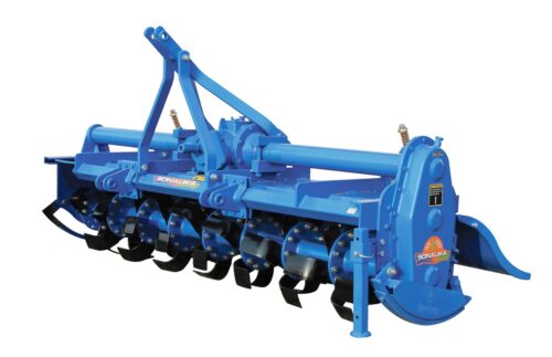 16357-1166_image_0.jpg SONALIKA 7 ft Rotavator Challenger 30 - 70 hp 8 Blades