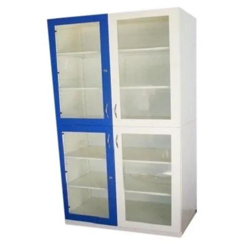 16357-860_image_0.jpg Mild Steel Laboratory Cabinet 4 Doors