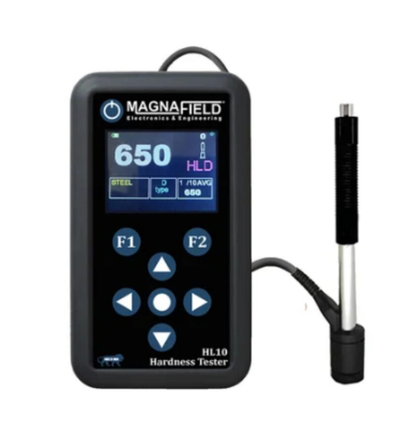 16358-1295_image_0.jpg MAGNAFIELD Portable Hardness Tester 1 - 69.5 HRC HL10