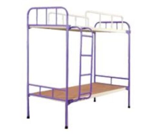 Steel 2 Tier Hostel Bed 80 x 38 inch Purple