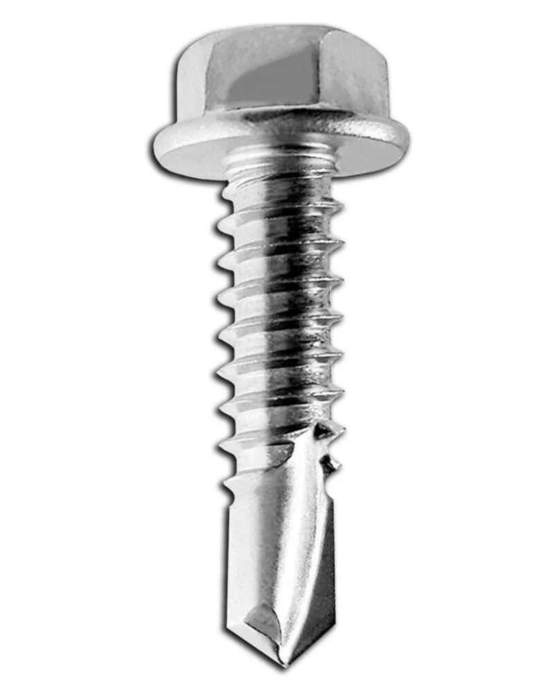 OM Round M6 25 mm Self Tapping Screws Mild Steel Powder Coated