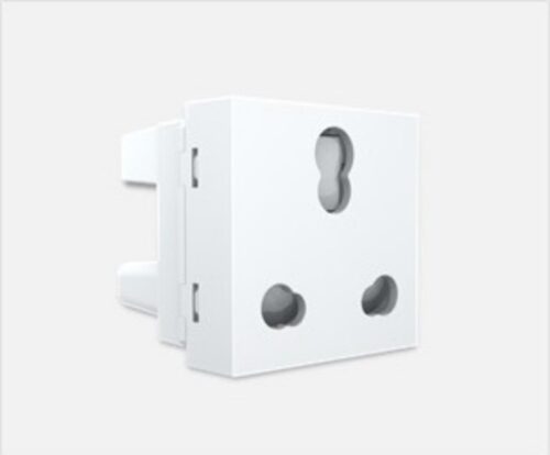 16369-659_image_0.jpg Hager 6 - 10 A White 2 Pin Plug Electrical Sockets
