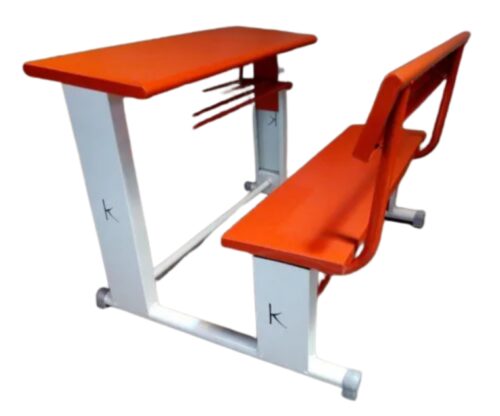 Mild Steel 2 Seater Student Bench Desk