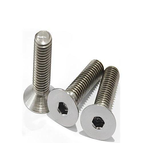 M10 x 100 Countersunk Flat Hex Socket Head Screw 10.9 ISO 9001 Galvanized