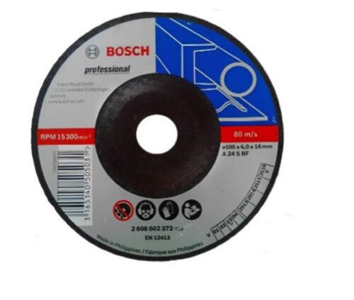 16395-14_image_0.jpg BOSCH 100 mm Grinding Wheels 2608602372 6 mm 15300 rpm 16 mm