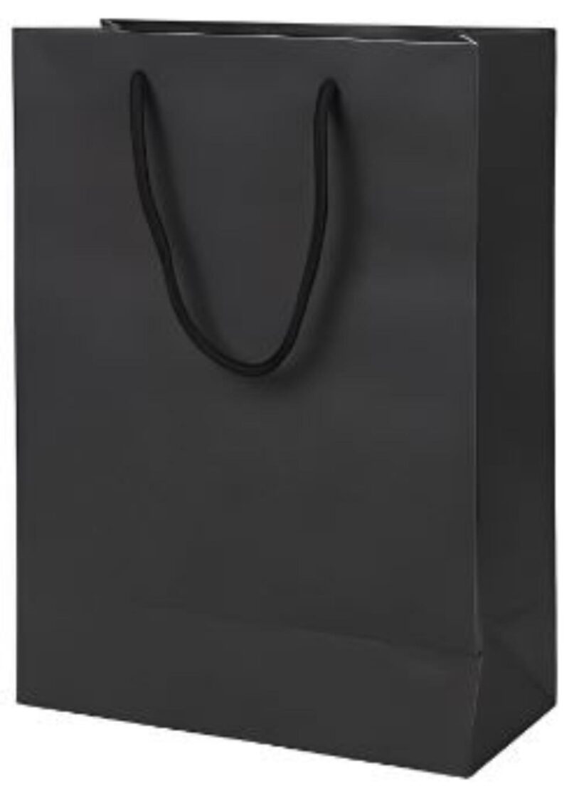 Plain Paper Bag 1 kg Black