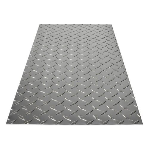 16396-989_image_0.jpg Mahalaxmi 12 mm E250 MS Chequered Plates 1000 mm
