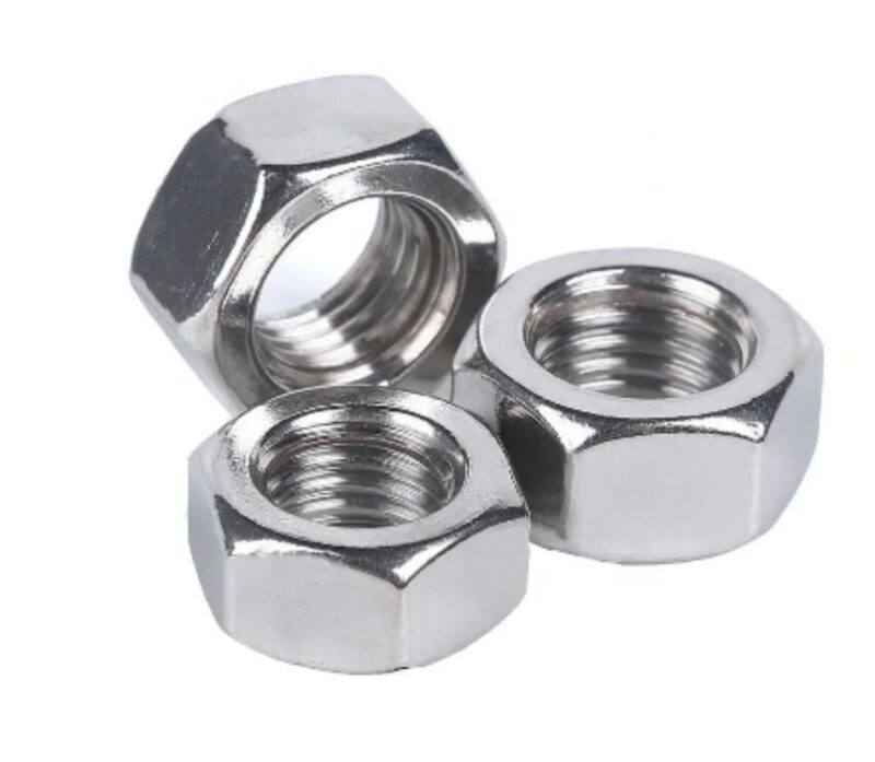AR M10 Hexagon Head Nuts Stainless Steel 8.8 Polished IS 1364