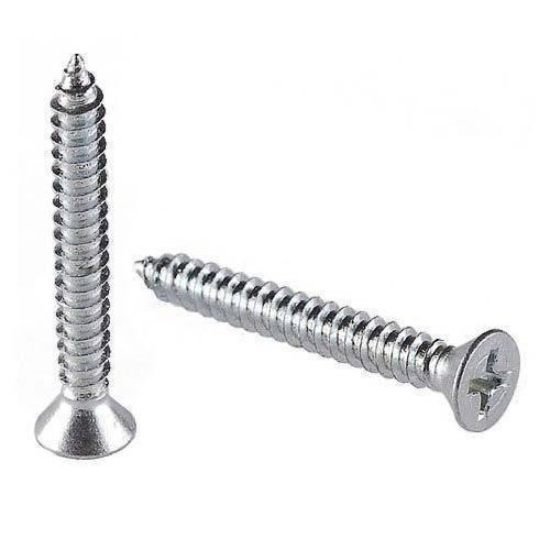 16411-1635_image_0.jpg Maa Usha Flat M3 10 mm Self Tapping Screws Aluminium Polished