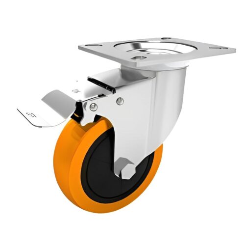 16411-1832_image_0.jpg Comfort Brake Polyurethane Caster 55 kg