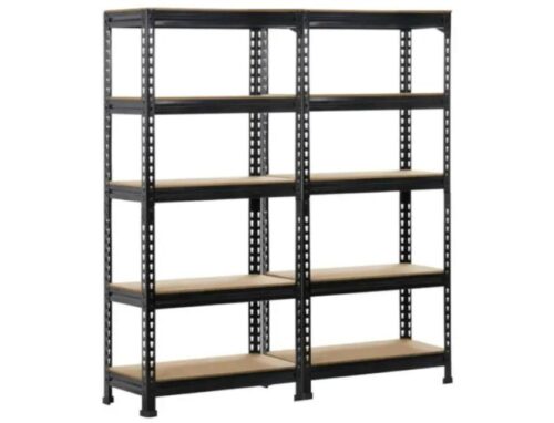Asha CR Sheet Slotted Angle 5 Layers Industrial Racks 6 ft 12 x 36 x 72 inch