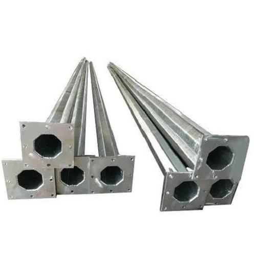 16 m Single Galvanized Iron Octagonal Poles