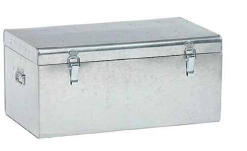 16434-2084_image_0.jpg PIONEER Powder Coated Galvanized Iron Storage Trunk 80 kg