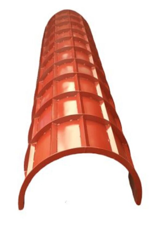 16435-186_image_0.jpg Thakoan Mild Steel Round Column Shutter 500 x 50 mm