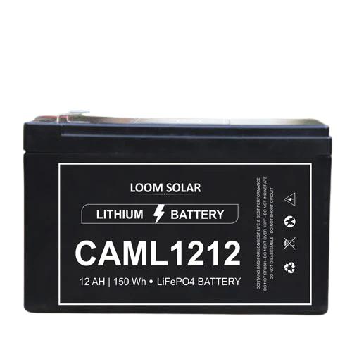 LOOM SOLAR CAML1212 12 Ah 12 V Lithium Ion Batteries