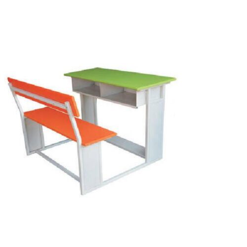 16447-680_image_0.jpg Wooden 2 Seater Student Bench Desk