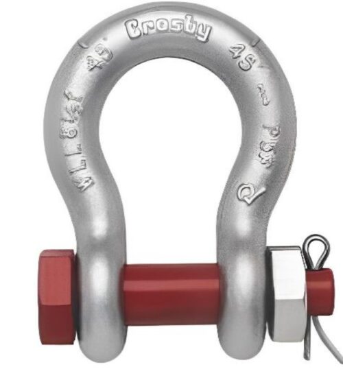 16451-692_image_0.jpg Crosby Grade 30 Bolt Type Anchor Bow Shackle 1/4 inch 3.25 ton