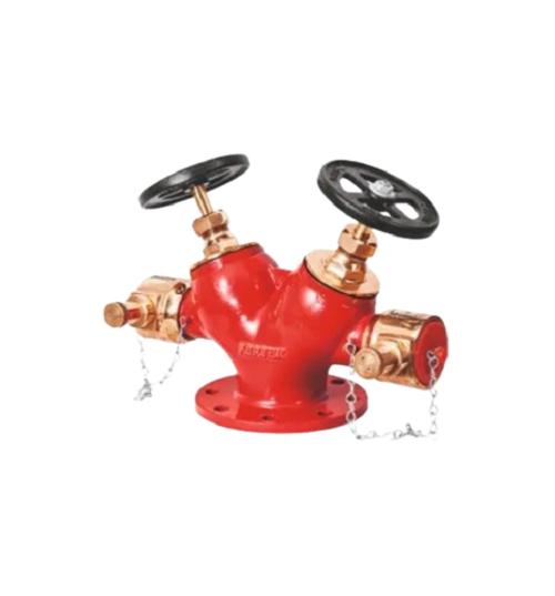 S. H. Hardware & Tools Gun Metal Double Headed Hydrant Valves